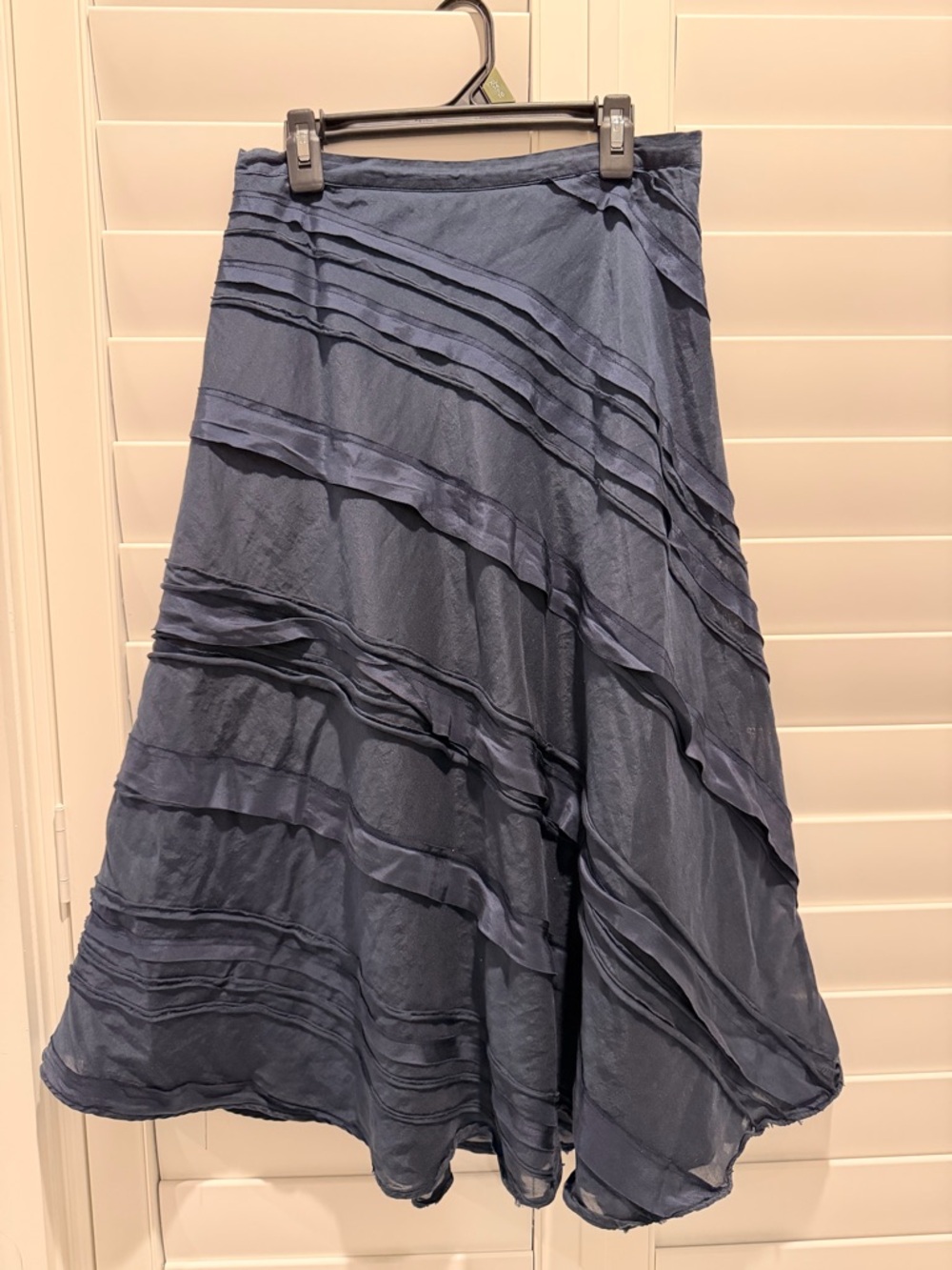 Soft Surroundings Blue Layered Skirt